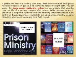 Prison ministry ideas
