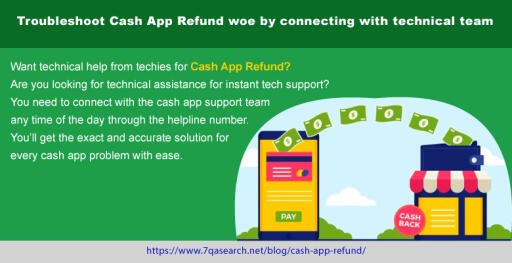 Troubleshoot Cash App Refund woe by connecting with technical team