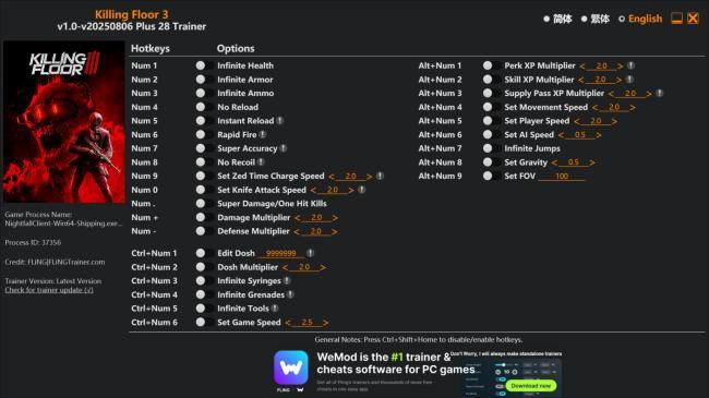 Killing Floor 3 Trainer
