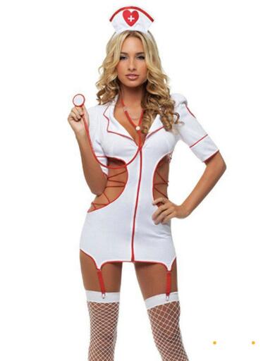 Sexy Lingerie Nurse Uniform Temptation Set Game Cosplay Role font b Play b font Naughty Nurse