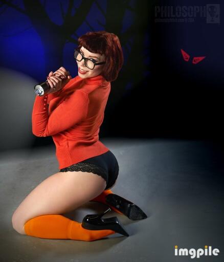 Velma scooby doo erotic cosplay (8)