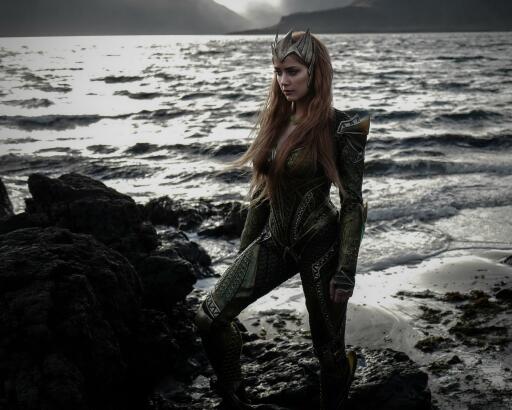 High definition movie Background image 14 Amber Heard as Mera Queen of Atlantis Desktop Wallpaper