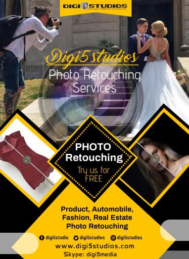 Photo retouching services Digi5studios.com