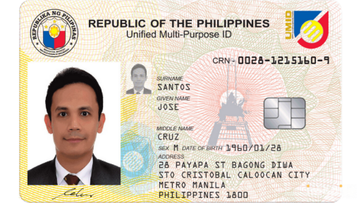 Valid ID in the Philippines UMID Copy