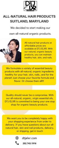 All-Natural Hair Products | DTJ ELXR