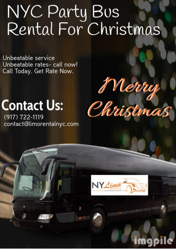 NYC Party Bus Rental For Christmas