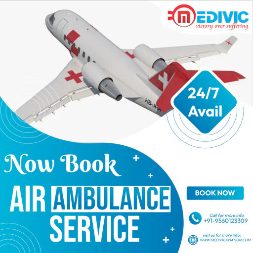 Gain Medivic Air Ambulance Service in Ranchi with MICU Setup