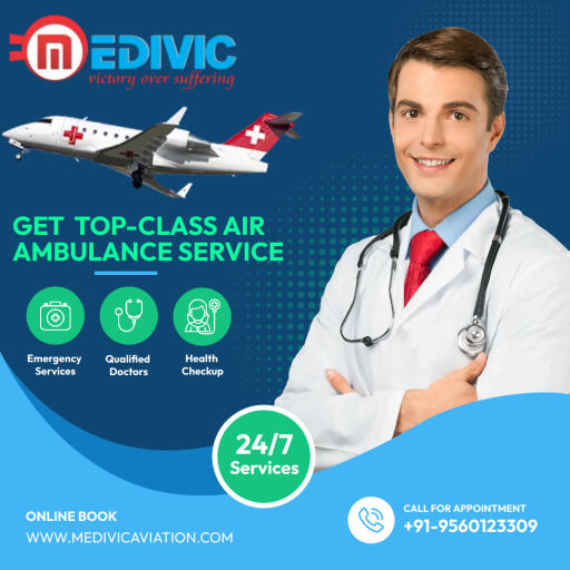 Use Medivic Air Ambulance from Guwahati with Hi-tech ICU Service