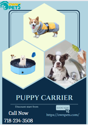 Ownpets offers dog carriers and harnesses