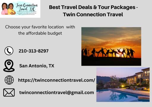 Hire Twin Connection Travel for the Best Travel Deals & Tour Packages