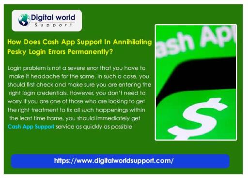 How Does Cash App Support In Annihilating Pesky Login Errors Permanently