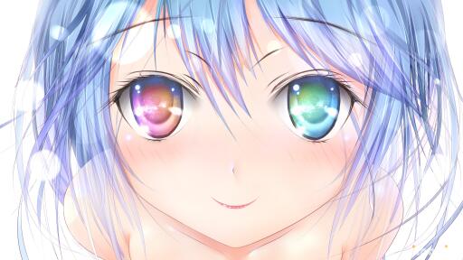 Anime girl big eyes