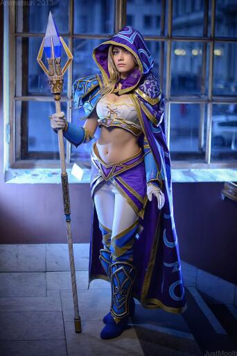 Warcraft III Jaina Proudmoore Narga Cosplay Gamers Heroes 17