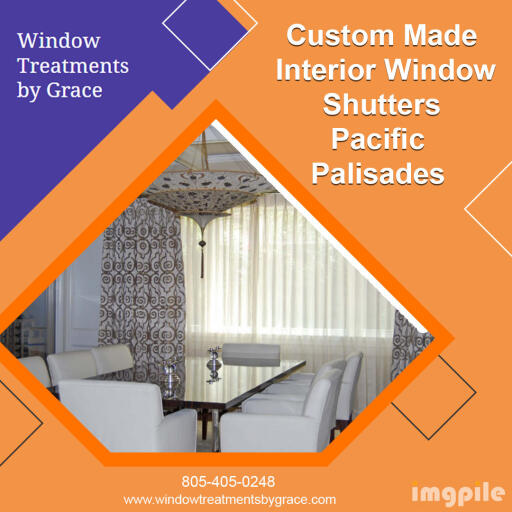 Custom Made Interior Window Shutters Pacific Palisades