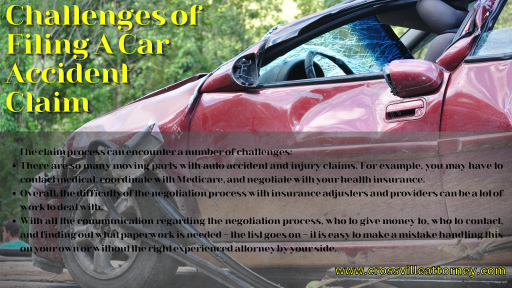 Challenges of Filing A Car Accident Claim