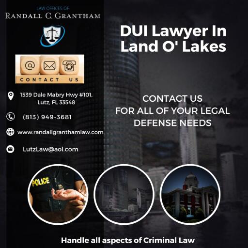 Hire A Professional DUI Lawyer in Land O’ Lakes To Defend You In Court