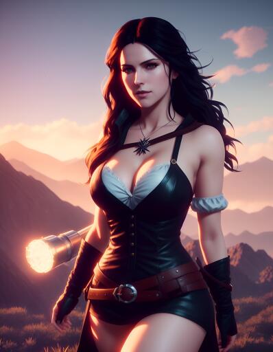yennefer from the witcher (3)