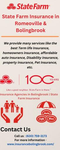 Personal Property Insurance Bolingbrook & Romeoville