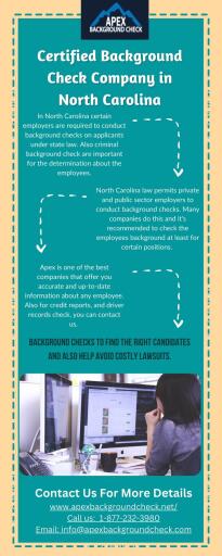 Need Professional Help - Contact North Carolina Background Check Company