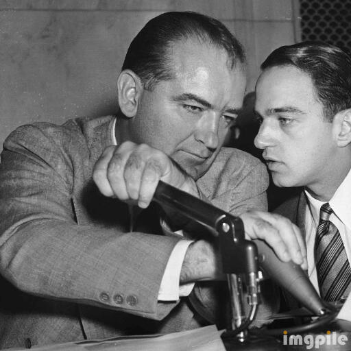 Senator Joseph McCarthy and Attorney Roy Cohn