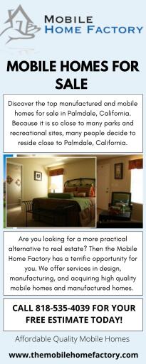 Mobile Homes For Sale In Palmdale, Ca  The Mobile Home Factory