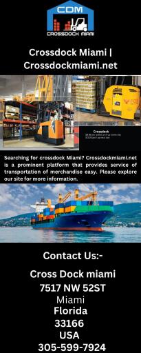 Crossdock Miami | Crossdockmiami.net