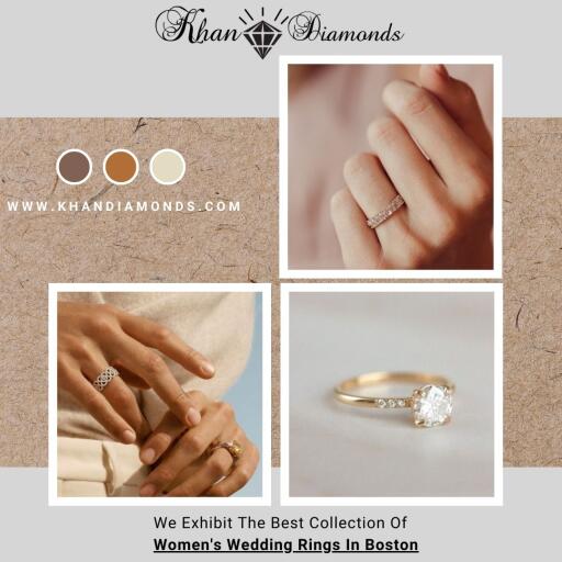 We Exhibit The Best Collection Of Women's Wedding Rings In Boston