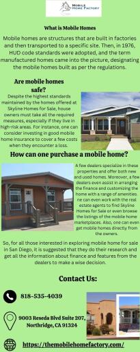 Make Your Dreams Come True by Purchasing a Mobile Home for Sale in San Diego