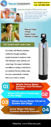 Whole House Water Filtration System San Diego