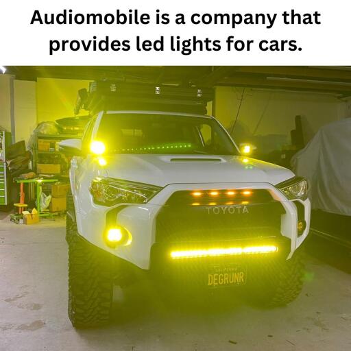 Audiomobile is a company that provides led lights for cars.