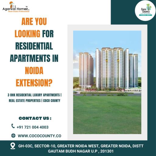 Are you looking for residential apartments in Noida Extension