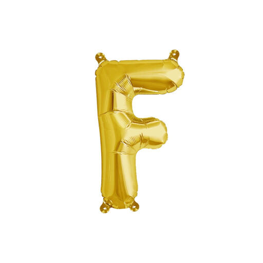 Gold Letter Balloons Large