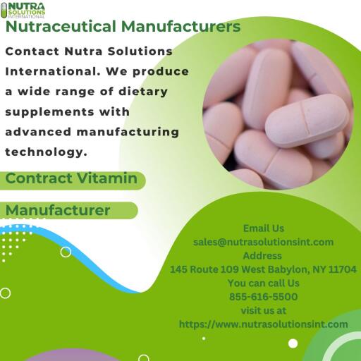 Nutraceutical Manufacturers
