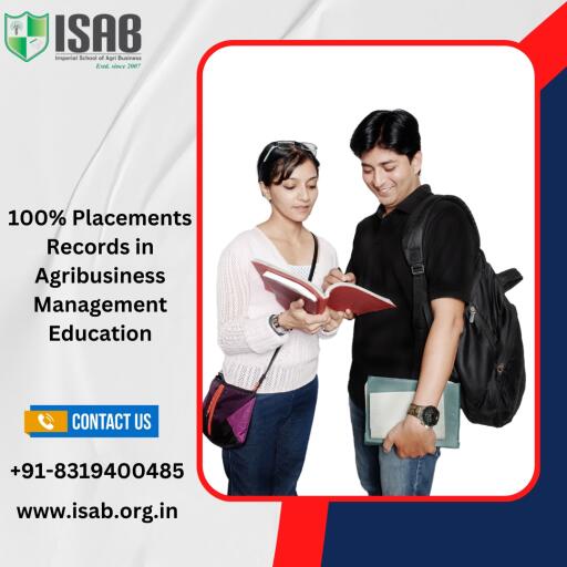 100% Placements Records in Agribusiness Management Education