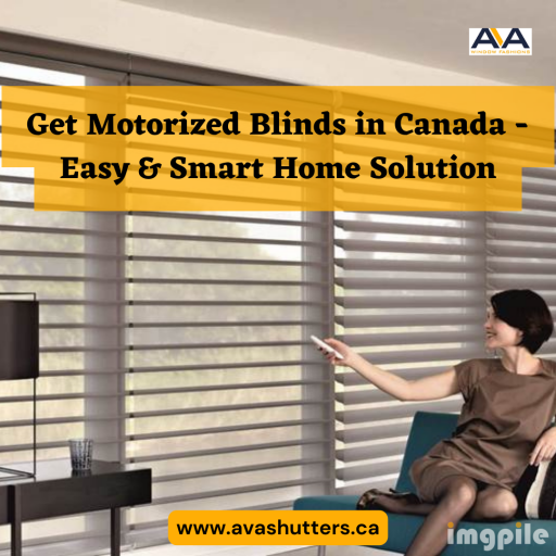 Get Motorized Blinds in Canada Easy & Smart Home Solution