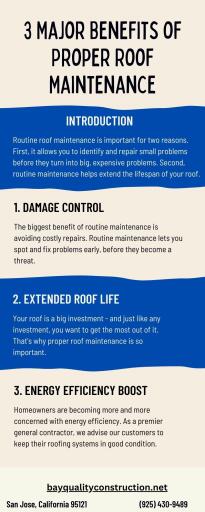 3 Major Benefits of Proper Roof Maintenance