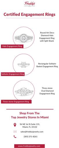 Certified Engagement Rings