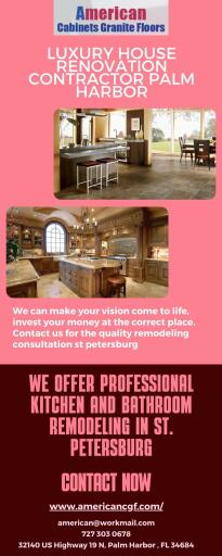 Upgrade your Home with Professional Kitchen Contractors ST Petersburg