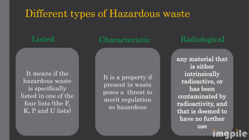 Hazardous Waste consultant