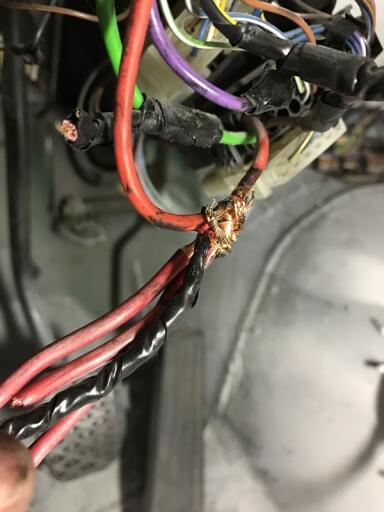 Previous owner's "wiring" job