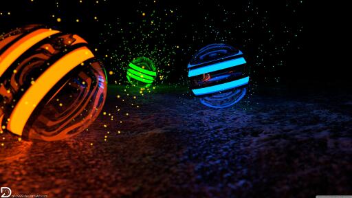High definition background spheres of particles 4k wallpaper 3840x2160 HD image