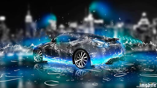 Cool Car 3D 4K Wallpaper