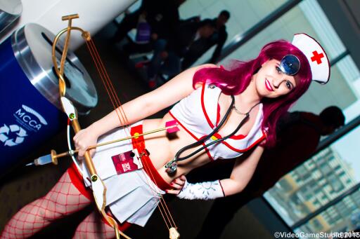 Pax east 2015 ms diagnosis neith by videogamestupid nurse Sonico Chan