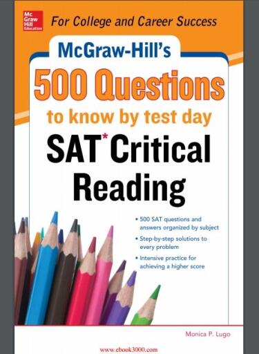 McGraw Hill's 500 SAT Critical Reading Questions to Know by Test Day (1)