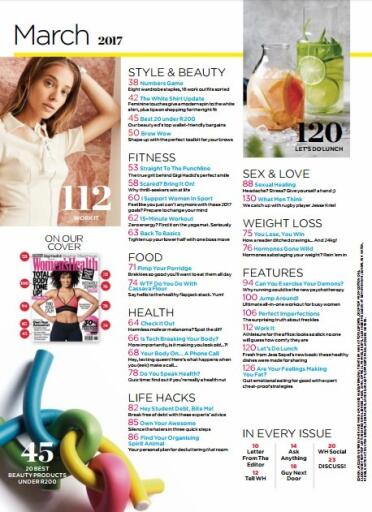 Women's Health South Africa March 2017 (2)