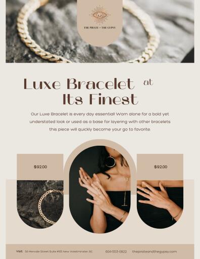 Luxe Bracelets | Luxury Bangles and Jewelry in New Westminster