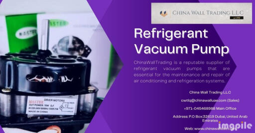 Buy Refrigerant Vacuum Pump at ChinaWallTrading