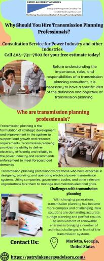 Hire Transmission Planning Consultant to Achieve Your Business Goal