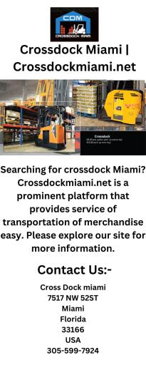 Crossdock Miami | Crossdockmiami.net