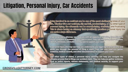 Litigation, Personal Injury, Car Accidents